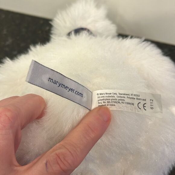 Mary Meyer Christmas Holiday Polar Bear Plush 10” Stuffed Animal - Picture 8 of 9